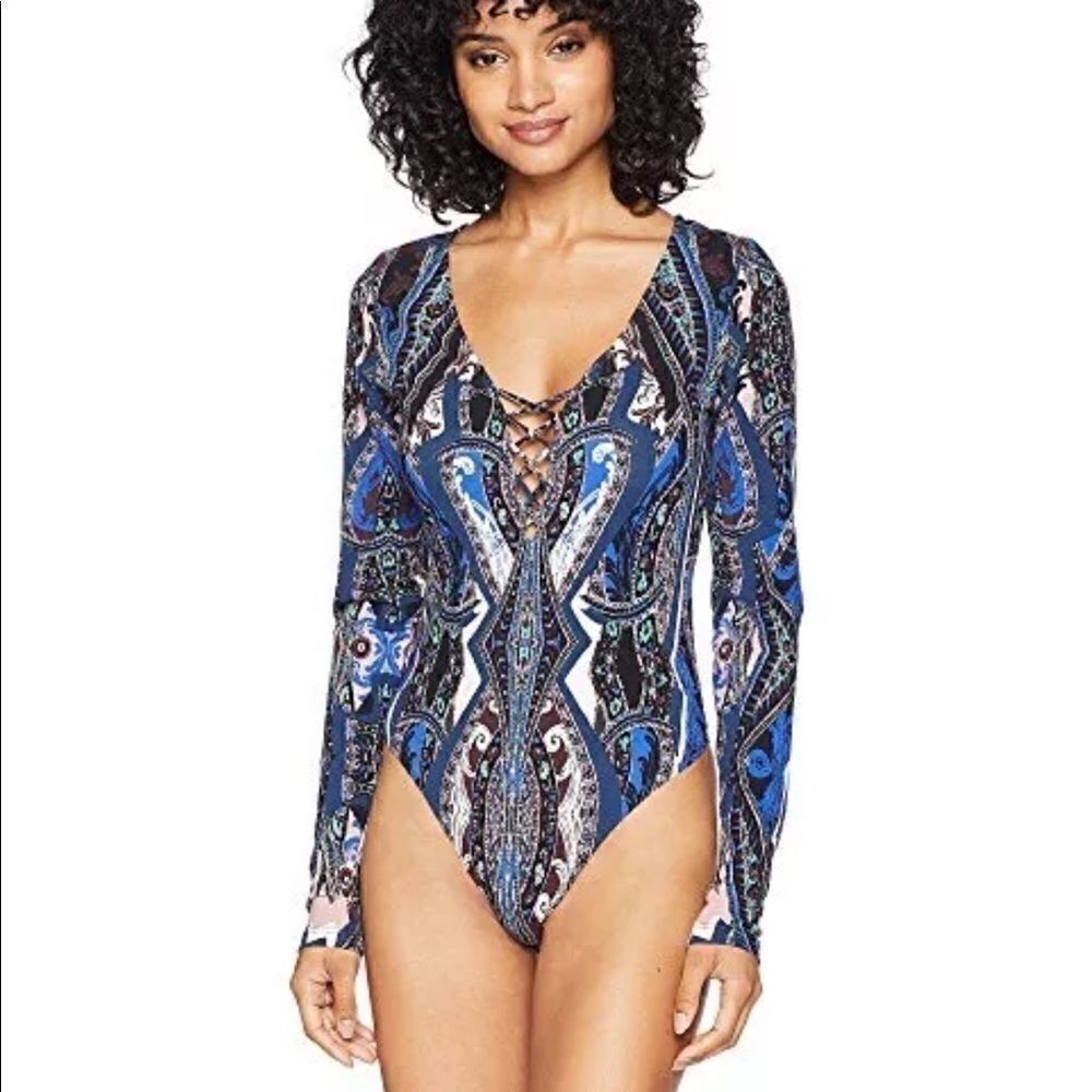 Free People Intimately Pick A Place Bodysuit M